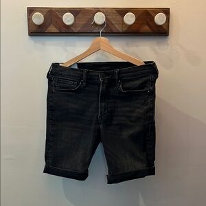 H&M Black Jean Shorts Classic Style